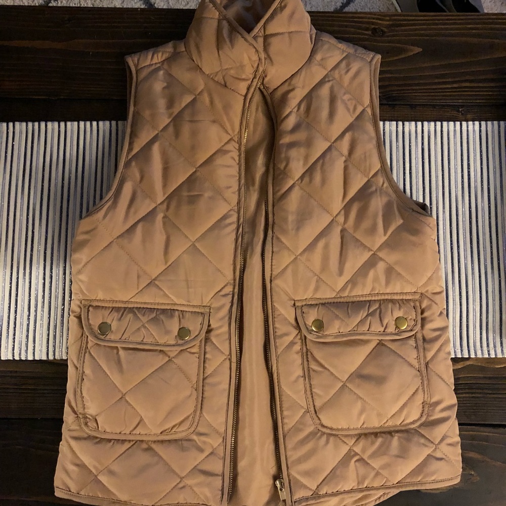 Francesca’s gold vest